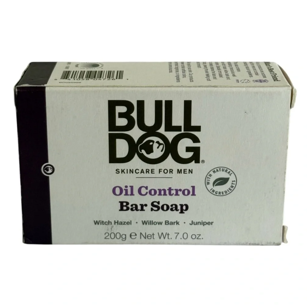 Bulldog Oil Control Bar Soap For Men 7 oz New